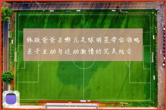 韩版爸爸去哪儿足球明星带你领略亲子互动与运动激情的完美结合